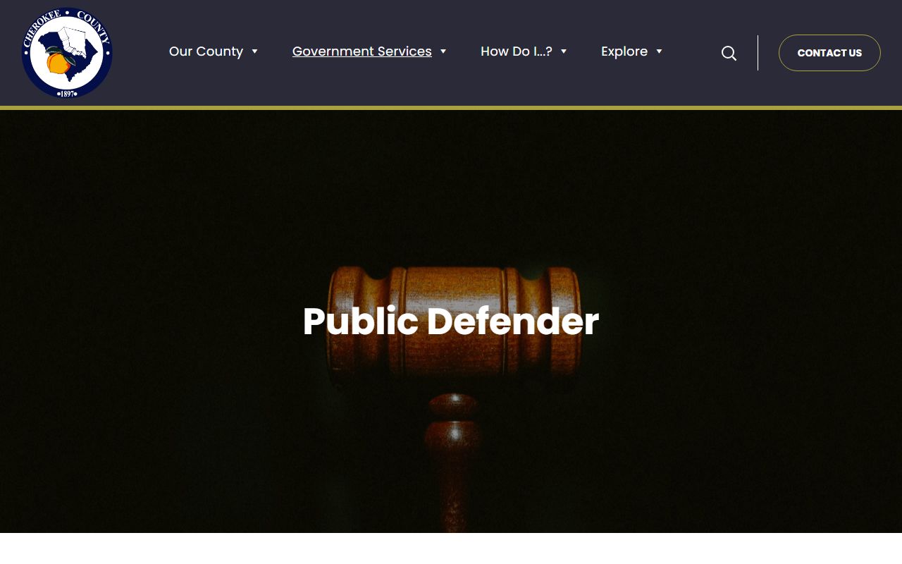 Cherokee County arrest records and court charges Public Defender page