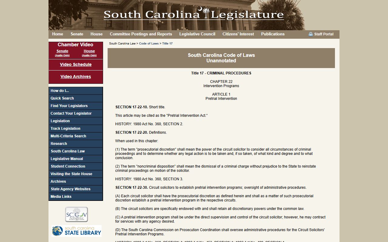 Cherokee County criminal court records South Carolina expungement statutes