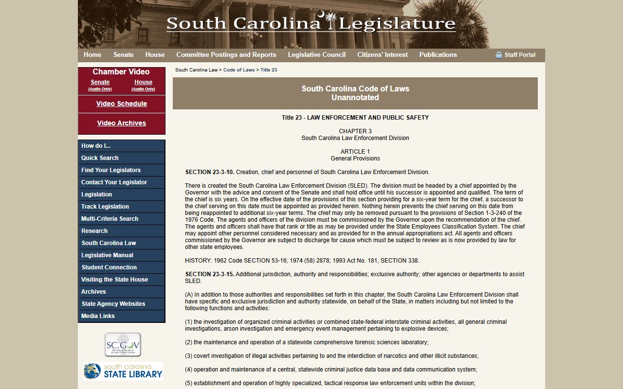 Cherokee County criminal court records South Carolina criminal history statutes