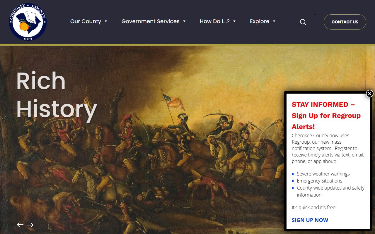Cherokee County court records official county homepage