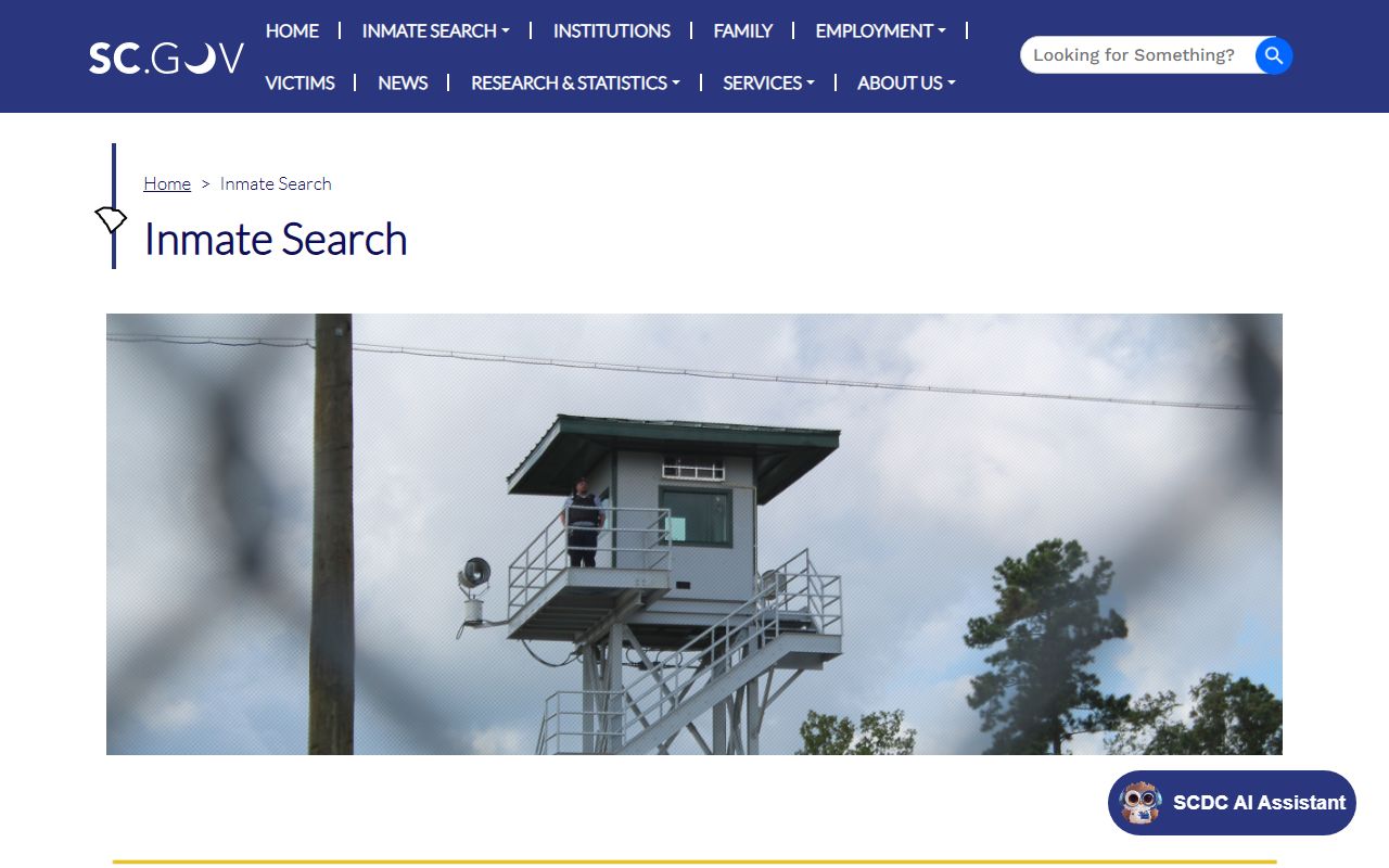 Cherokee County inmate records SCDC inmate search disclaimer